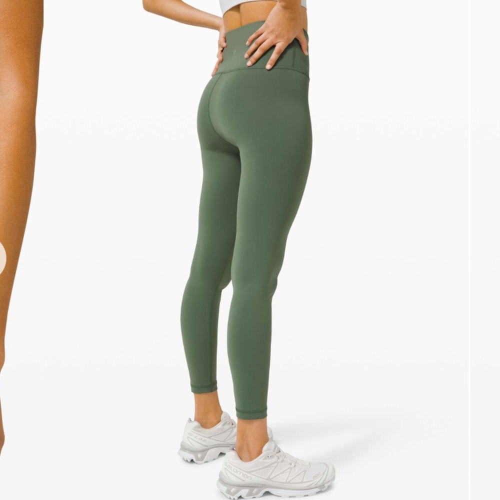 Lululemon Wunder Train 25” Algae Green 4 - Picture 2 of 6